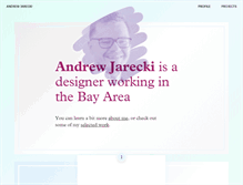 Tablet Screenshot of jarecki.co